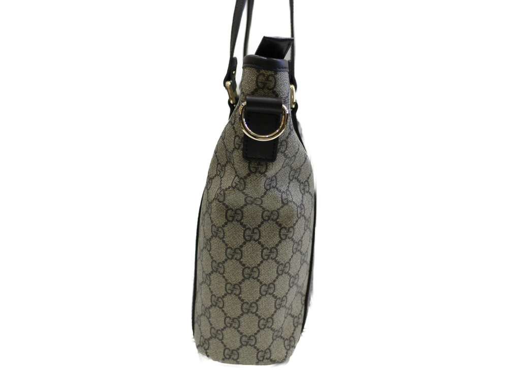 Gucci bag tote brown shoulder canvas Brown